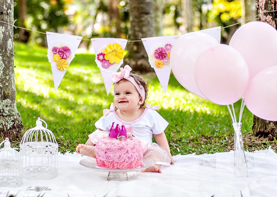 Ensaio Família - smash the cake Lívia